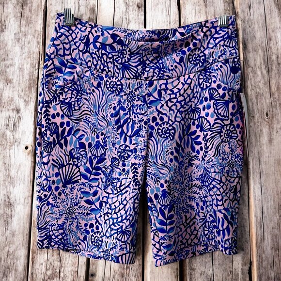 Lilly Pulitzer Luxletic Reid Short UPF 50+ Calla Lilly Pink‎ Size 0 - Picture 1 of 10